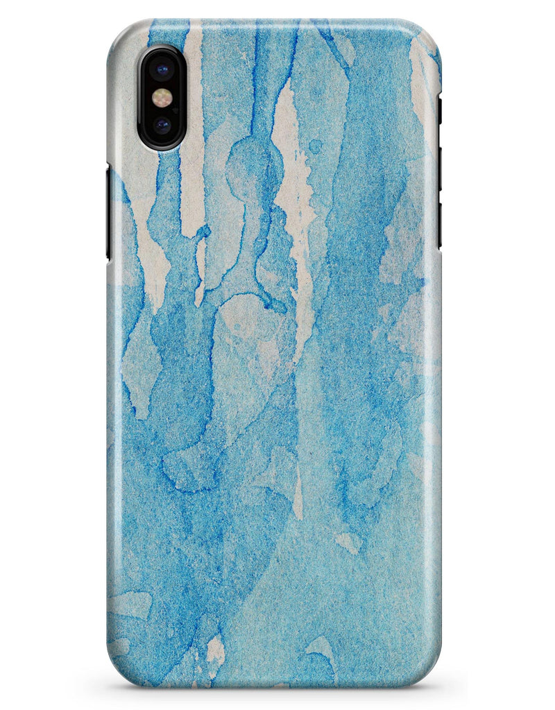Blue Watercolor Drizzle - iPhone X Clipit Case