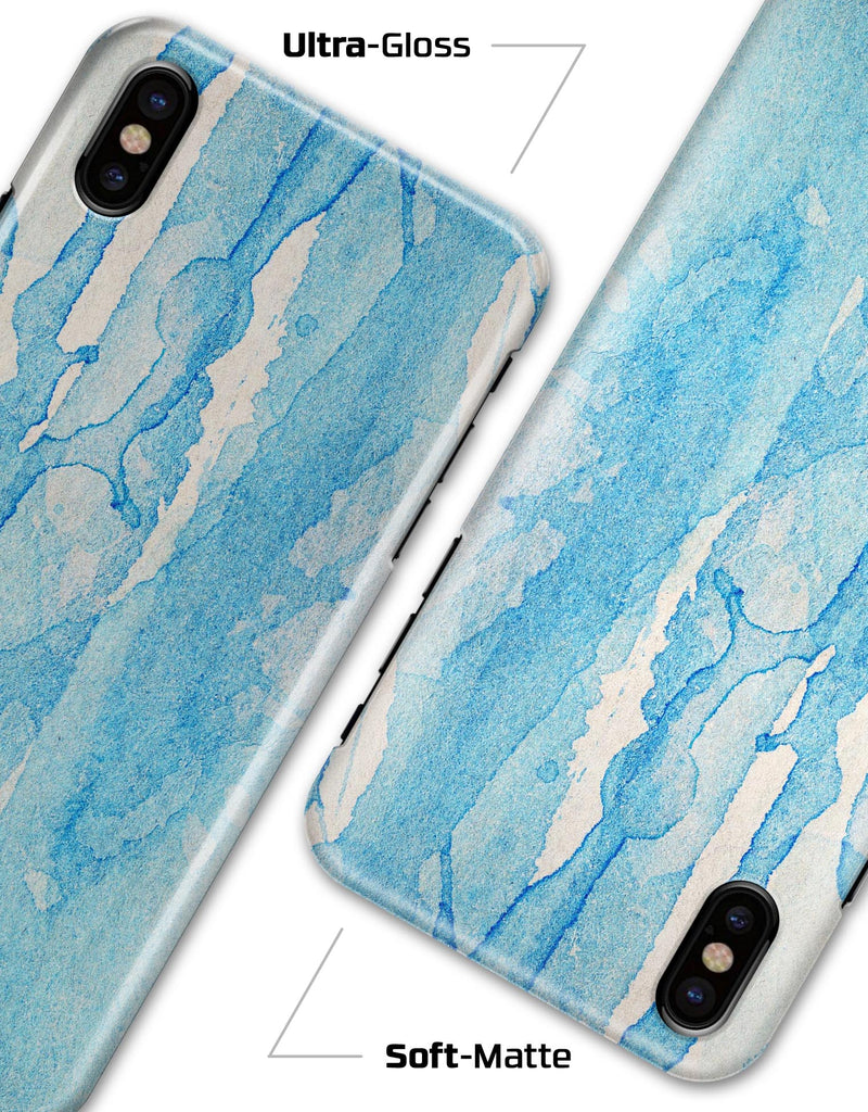 Blue Watercolor Drizzle - iPhone X Clipit Case