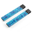 Blue Watercolor Giraffe Pattern - Premium Decal Protective Skin-Wrap Sticker compatible with the Juul Labs vaping device