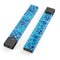 Blue Watercolor Giraffe Pattern - Premium Decal Protective Skin-Wrap Sticker compatible with the Juul Labs vaping device