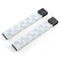 Blue Watercolor Hearts Pattern - Premium Decal Protective Skin-Wrap Sticker compatible with the Juul Labs vaping device