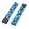 Blue Watercolor Hexagon Pattern - Premium Decal Protective Skin-Wrap Sticker compatible with the Juul Labs vaping device