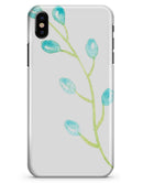 Blue Watercolor Olive Branch - iPhone X Clipit Case