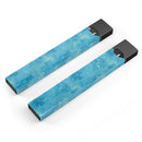 Blue Watercolor Polka Dots - Premium Decal Protective Skin-Wrap Sticker compatible with the Juul Labs vaping device