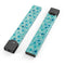 Blue Watercolor Ring Pattern - Premium Decal Protective Skin-Wrap Sticker compatible with the Juul Labs vaping device