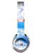 Blue Watercolor on White Full-Body Skin Kit for the Beats by Dre Solo 3 Wireless Headphones