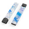Blue Watercolor on White - Premium Decal Protective Skin-Wrap Sticker compatible with the Juul Labs vaping device