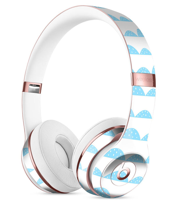 Blue Waves with Tiny Polka Dots Full-Body Skin Kit for the Beats by Dre Solo 3 Wireless Headphones