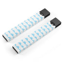 Blue Waves with Tiny Polka Dots - Premium Decal Protective Skin-Wrap Sticker compatible with the Juul Labs vaping device