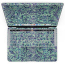 MacBook Pro with Touch Bar Skin Kit - Blue_and_Green_Damask_Watercolor_Pattern-MacBook_13_Touch_V4.jpg?