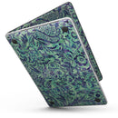 MacBook Pro with Touch Bar Skin Kit - Blue_and_Green_Damask_Watercolor_Pattern-MacBook_13_Touch_V6.jpg?