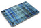 Blue and Green Tye-Dyed Wood - MacBook Air Skin Kit