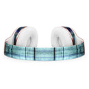 Blue and Green Tye-Dyed Wood Full-Body Skin Kit for the Beats by Dre Solo 3 Wireless Headphones