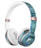 Blue and Green Tye-Dyed Wood Full-Body Skin Kit for the Beats by Dre Solo 3 Wireless Headphones