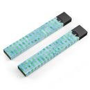 Blue and Green Watercolor Stripes - Premium Decal Protective Skin-Wrap Sticker compatible with the Juul Labs vaping device