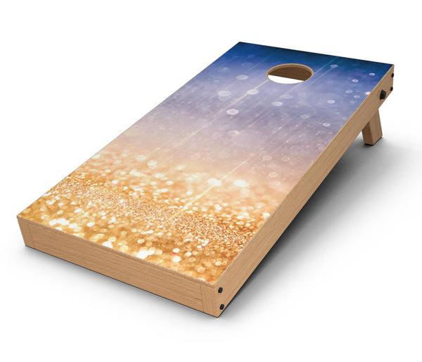 Blue_and_Orange_Scratched_Surface_with_Glowing_Gold_-_Cornhole_Board_Mockup_V2.jpg