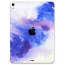 Blue and Pink Watercolor Spill - Full Body Skin Decal for the Apple iPad Pro 12.9", 11", 10.5", 9.7", Air or Mini (All Models Available)