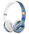 Blue and Purple Watercolor Peacock Feathers Full-Body Skin Kit for the Beats by Dre Solo 3 Wireless Headphones