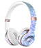 Blue and Purple Watercolor Waves Full-Body Skin Kit for the Beats by Dre Solo 3 Wireless Headphones