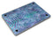 Blue and Purple Watercolor Zebra Pattern - MacBook Air Skin Kit