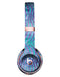 Blue and Purple Watercolor Zebra Pattern Full-Body Skin Kit for the Beats by Dre Solo 3 Wireless Headphones