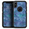 Blue and Purple Watercolor Zebra Pattern - Skin Kit for the iPhone OtterBox Cases