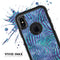 Blue and Purple Watercolor Zebra Pattern - Skin Kit for the iPhone OtterBox Cases