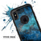 Blue and Teal Painted Universe - Skin Kit for the iPhone OtterBox Cases