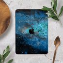 Blue and Teal Painted Universe - Full Body Skin Decal for the Apple iPad Pro 12.9", 11", 10.5", 9.7", Air or Mini (All Models Available)