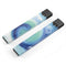 Blue and Teal Watercolor Swirl - Premium Decal Protective Skin-Wrap Sticker compatible with the Juul Labs vaping device