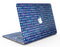 Blue with Purple and Aqua Strokes Pattern - MacBook Air Skin Kit
