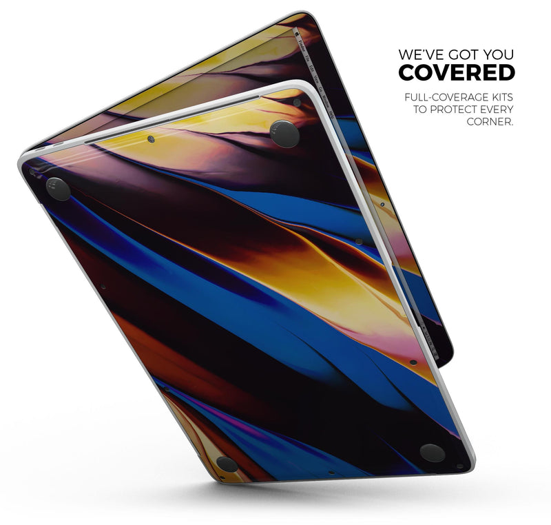 Blurred Abstract Flow V19 - Skin Decal Wrap Kit Compatible with the Apple MacBook Pro, Pro with Touch Bar or Air (11", 12", 13", 15" & 16" - All Versions Available)