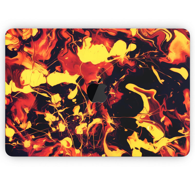 Blurred Abstract Flow V7 - Skin Decal Wrap Kit Compatible with the Apple MacBook Pro, Pro with Touch Bar or Air (11", 12", 13", 15" & 16" - All Versions Available)
