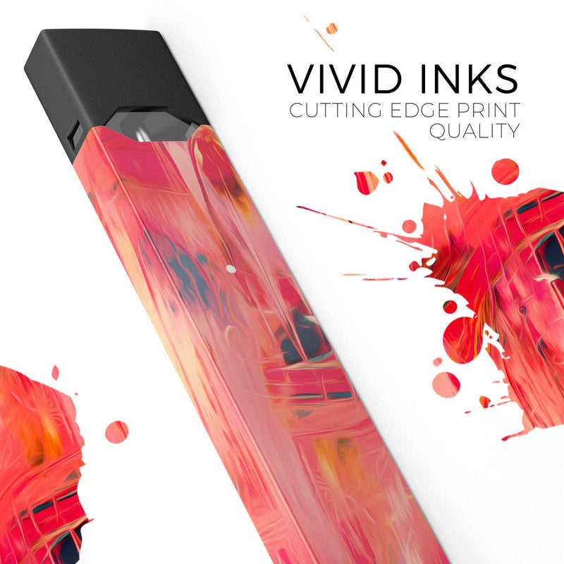 Blurred Abstract Flow V10 - Premium Decal Protective Skin-Wrap Sticker compatible with the Juul Labs vaping device