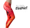 Blurred Abstract Flow V10 - All Over Print Womens Leggings / Yoga or Workout Pants