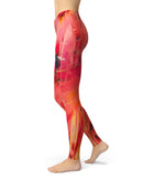Blurred Abstract Flow V10 - All Over Print Womens Leggings / Yoga or Workout Pants