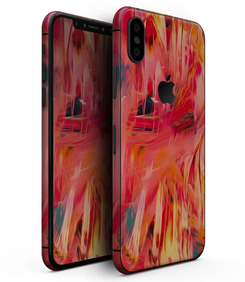 Blurred Abstract Flow V10 - iPhone XS MAX, XS/X, 8/8+, 7/7+, 5/5S/SE Skin-Kit (All iPhones Avaiable)