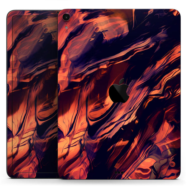 Blurred Abstract Flow V11 - Full Body Skin Decal for the Apple iPad Pro 12.9", 11", 10.5", 9.7", Air or Mini (All Models Available)