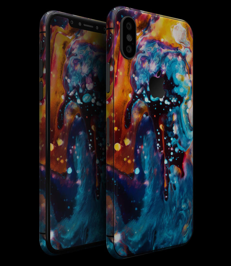 Blurred Abstract Flow V12 - iPhone XS MAX, XS/X, 8/8+, 7/7+, 5/5S/SE Skin-Kit (All iPhones Avaiable)