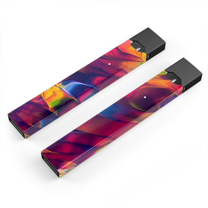 Blurred Abstract Flow V13 - Premium Decal Protective Skin-Wrap Sticker compatible with the Juul Labs vaping device