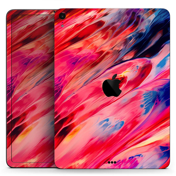 Blurred Abstract Flow V14 - Full Body Skin Decal for the Apple iPad Pro 12.9", 11", 10.5", 9.7", Air or Mini (All Models Available)