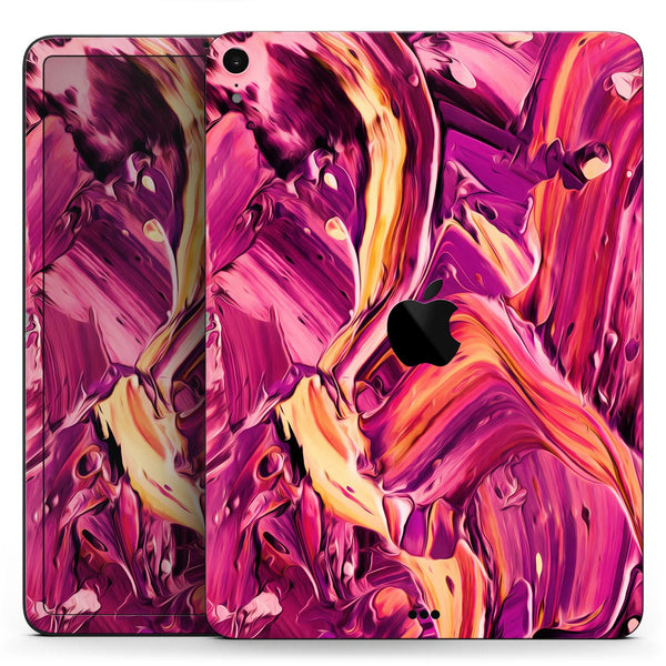 Blurred Abstract Flow V15 - Full Body Skin Decal for the Apple iPad Pro 12.9", 11", 10.5", 9.7", Air or Mini (All Models Available)