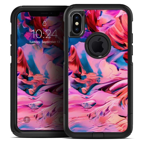 Blurred Abstract Flow V16 - Skin Kit for the iPhone OtterBox Cases