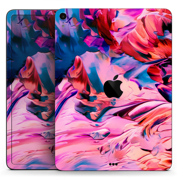 Blurred Abstract Flow V16 - Full Body Skin Decal for the Apple iPad Pro 12.9", 11", 10.5", 9.7", Air or Mini (All Models Available)