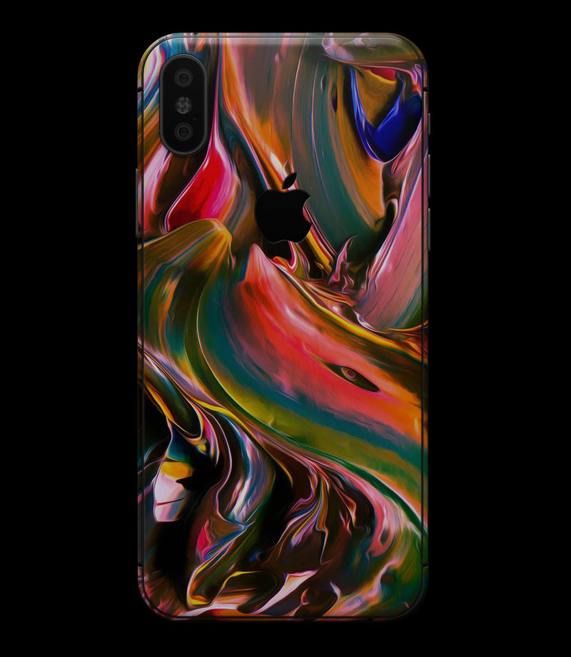 Blurred Abstract Flow V18 - iPhone XS MAX, XS/X, 8/8+, 7/7+, 5/5S/SE Skin-Kit (All iPhones Avaiable)