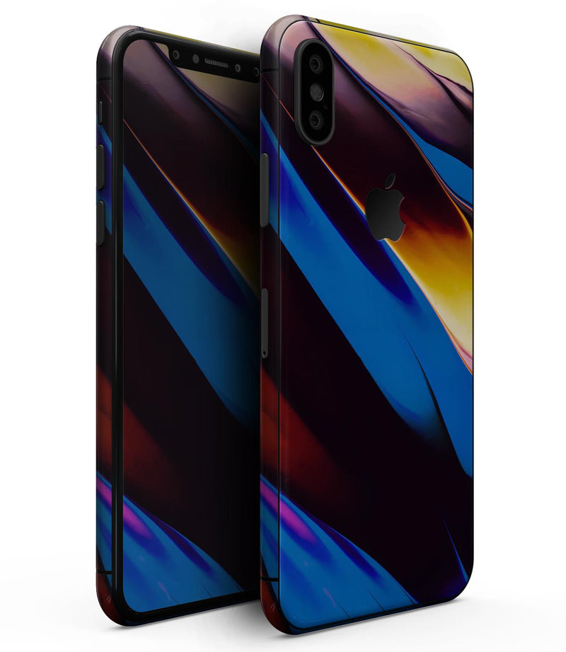 Blurred Abstract Flow V19 - iPhone XS MAX, XS/X, 8/8+, 7/7+, 5/5S/SE Skin-Kit (All iPhones Avaiable)
