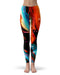 Blurred Abstract Flow V1 - All Over Print Womens Leggings / Yoga or Workout Pants