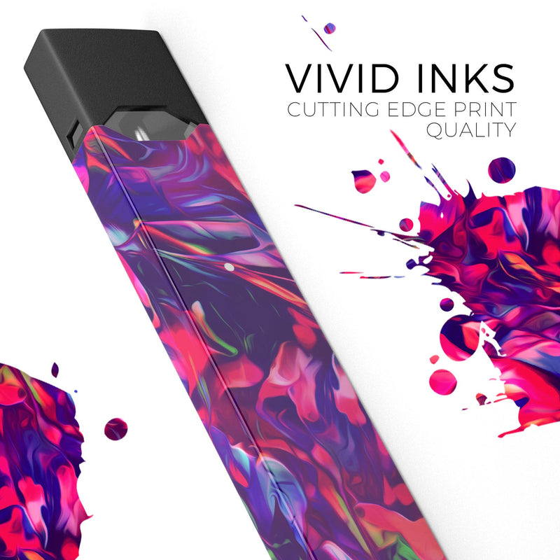 Blurred Abstract Flow V20 - Premium Decal Protective Skin-Wrap Sticker compatible with the Juul Labs vaping device