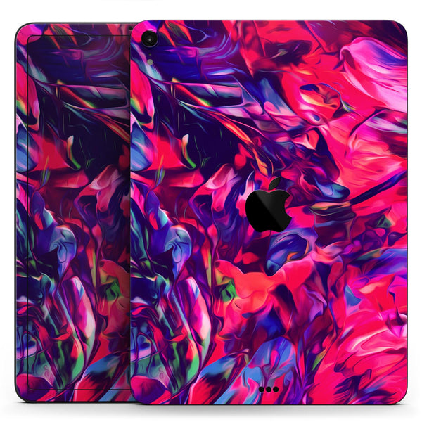 Blurred Abstract Flow V20 - Full Body Skin Decal for the Apple iPad Pro 12.9", 11", 10.5", 9.7", Air or Mini (All Models Available)
