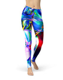 Blurred Abstract Flow V21 - All Over Print Womens Leggings / Yoga or Workout Pants